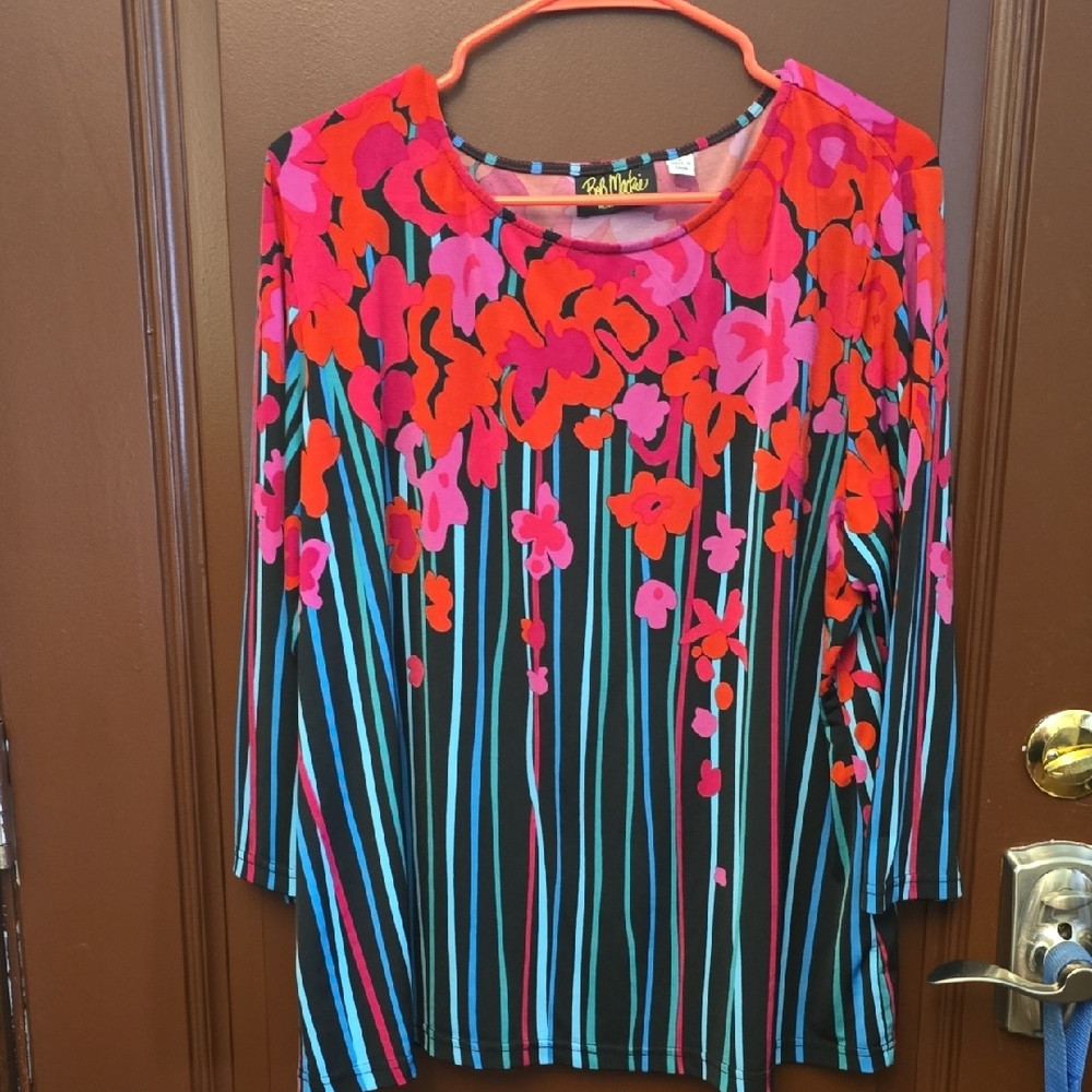 Colorful Floral Women's Top